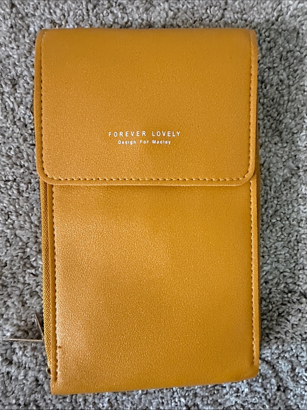 NWT Mini Crossbody Phone Bag in Mustard Yellow